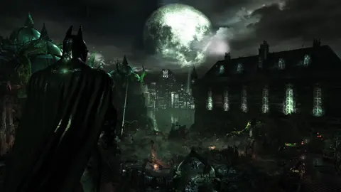 #batman #batmanarkham #batmanarkhamasylum #night #moon #vibes 