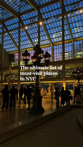 the ultimate list of must-visit places in NYC 💌 #nycthingstodo #thingstodoinnyc #themet #nycmuseum #explorenyc #newyorkcity #newyorkcitylife #nychiddengems 