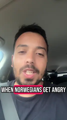 When Norwegians get angry #norsk #norwegianculture 