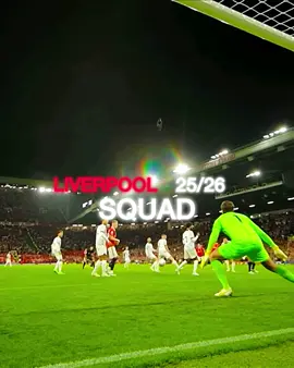 🔥Liverpool 25/26 squad🔥 #liverpoolfc 