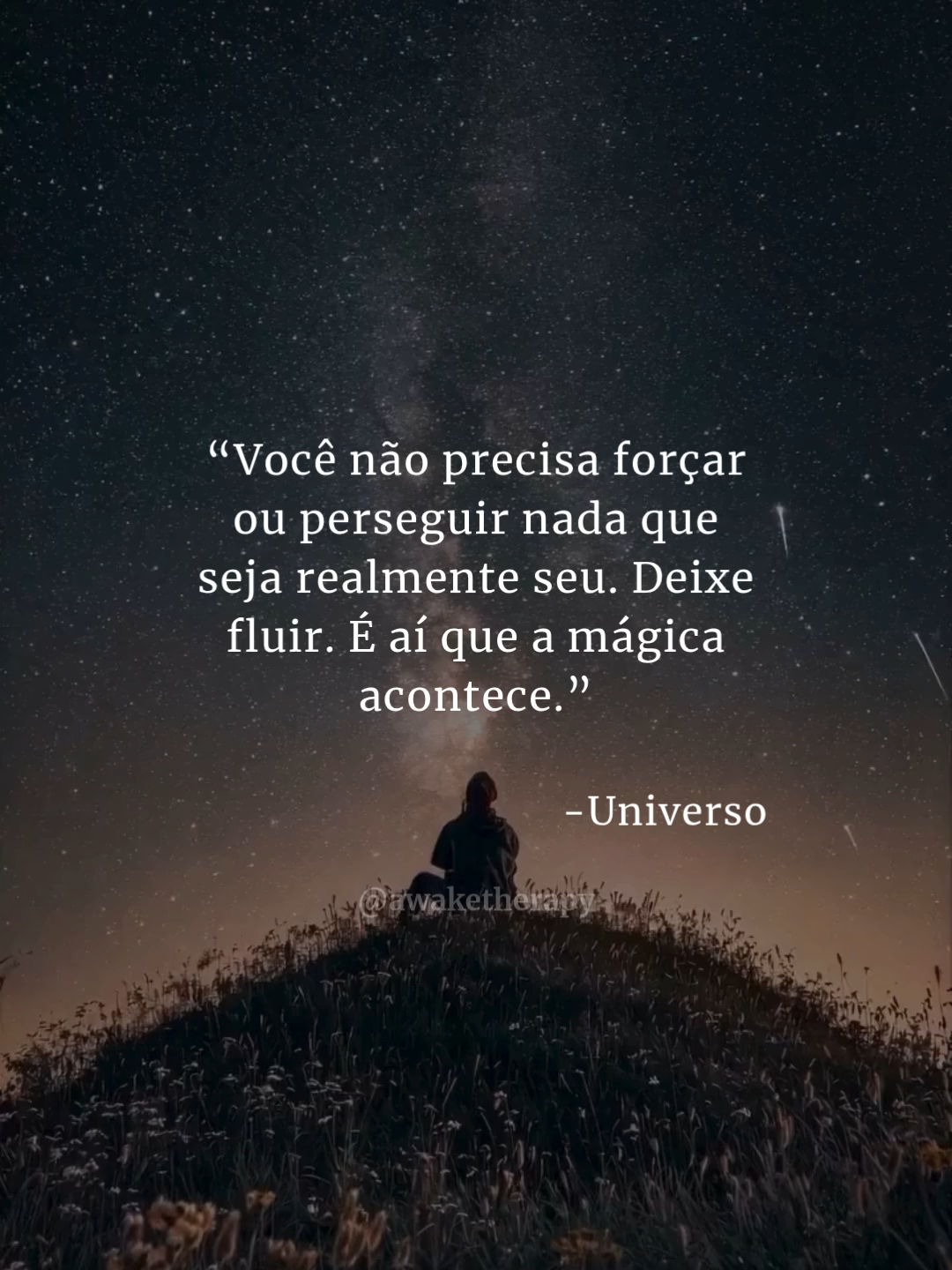 O que é seu vem com leveza. Não force, não corra. Só confia… o universo mostra o caminho. ✨🌿 #confia#universo #deixefluir #energiaboa #leiuniversal #manifestação #fluxo #espiritualidade #reflexão #soltar #vibraçãoalta