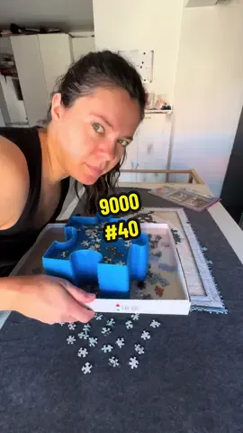 Mai am cale lunga pana il termin😅 dar ma simt mult mai relaxata, fata de cel cu Venus. #9000 #notsoclassicartcollection #puzzle #jigsaw #puzzletok #puzzlelover 