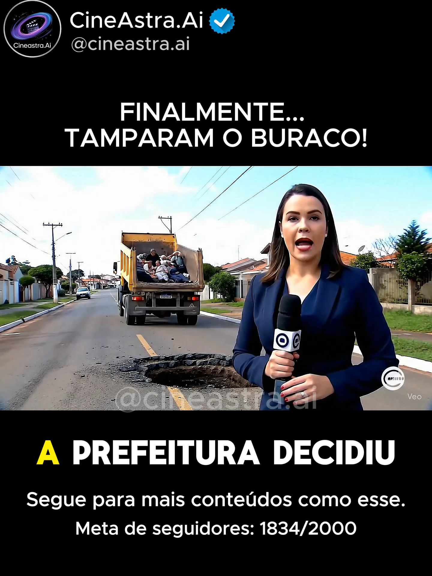 Curtiu? Dá essa força e segue para ajudar a gente a chegar nos 2000 seguidores! 🙌👊 #veo3 #foruyou #videoviral #ia #inteligenciaartificial #gemini