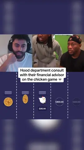 Hood department consult with their financial advisor on the chicken game 💀 #zias