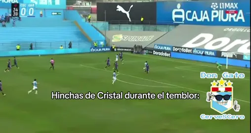 Hermano, hasta el mundo se estresaba de como jugaba Cristal😿💀 #sportingcristal #liga1 #peru #meme #sismo #viral #parati 