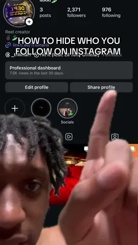 How to hide your ig followers. #fyp #relatable #tiktoklive #greenscreen 