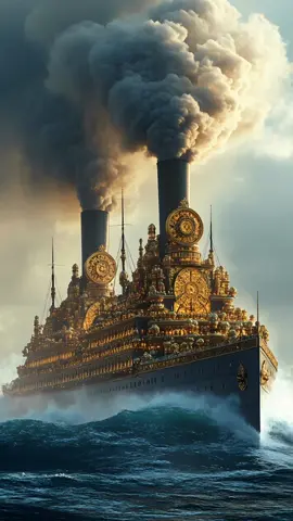Steamship of the golden Era🛳 #creatorsearchinsights #viralvideo #ship #aiartist #ai #aicommunity 