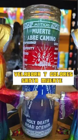 ¿Conoces el poder de la veladora 7 colores de La Santa Muerte? Comenta cuál color necesitas hoy y deja que ella te guíe. #EspiritualidadConElla #BotanicaYerberiaSM #VeladorasMísticas #PazInterior #RitualEspiritual #SantaMuerte #texasespiritual #HoustonSpiritual #santamuertehouston #holydeath #santamuertedevotee #santamuerteculto #santamuerteoraciones 