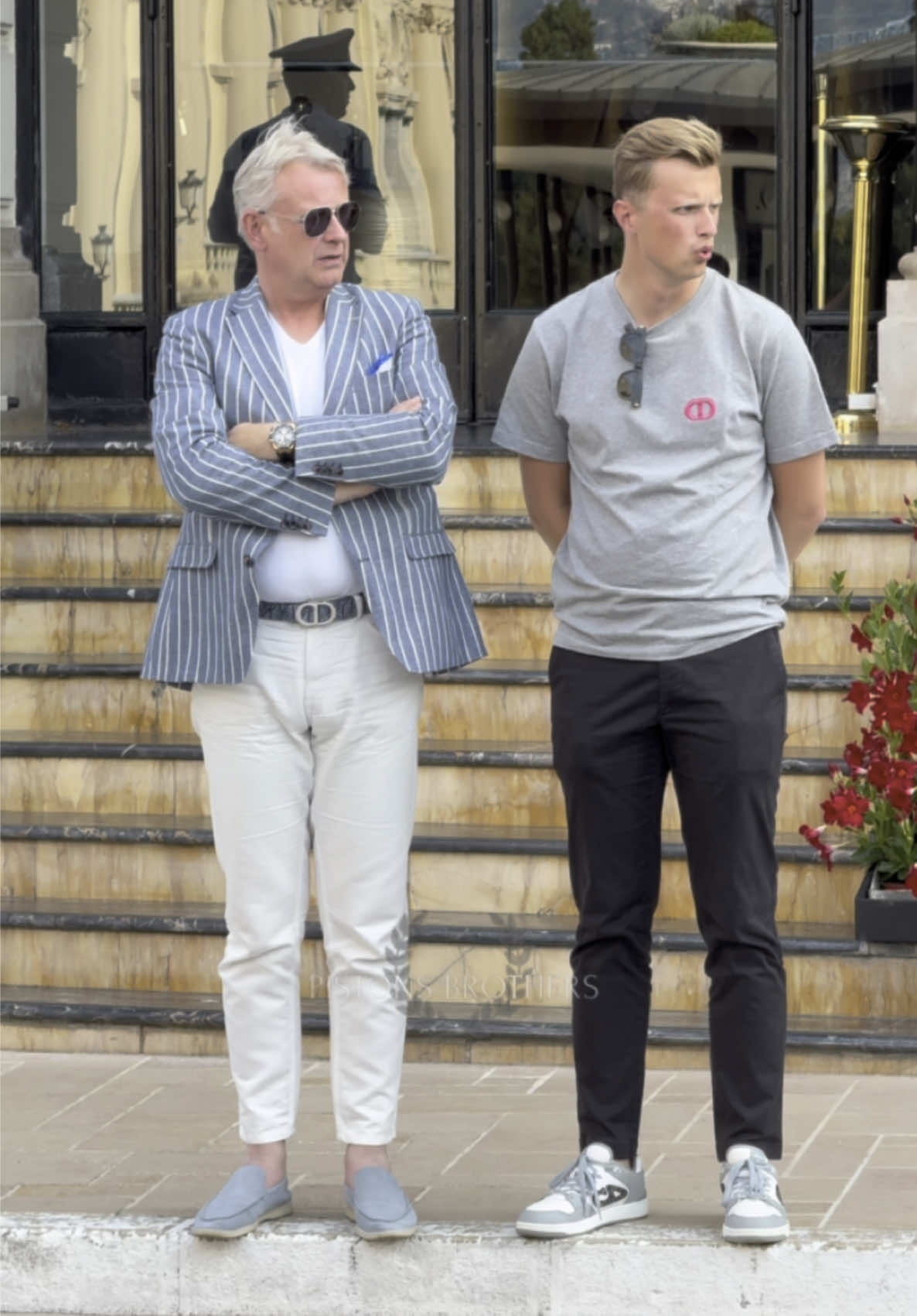 Billionaire father & son leaving Hotel Paris in their 2 Ferrari 💶✨ #monaco #billionaire #Lifestyle #luxury #girls 