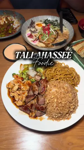 Tallahassee Foodie!! 🍜🎌🍡🥟🍚 #tallahassee #tallahasseefoodies #tallyfood #fyp #fy #fsu #famu #foodspots #tallahasseerestaurant #japanesefood #tallahasseeinfluencer 