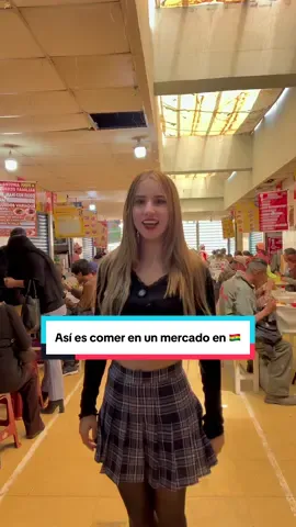 Probando un almuerzo en un Mercado de Bolivia en La Paz  Donde me recomiendan almorzar? Ig: mireii #bolivia #comidacallejera #mercado #españabolivia🇧🇴🇪🇦 #españolesporelmundo #lapazbolivia 