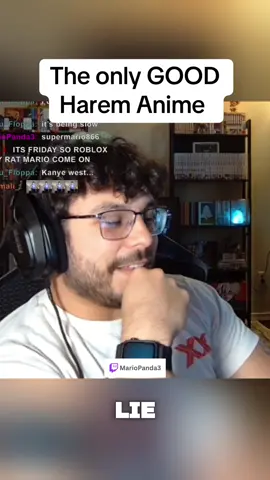 The only GOOD  Harem Anime #mariopanda3 #livefest2025 #100girlfriendsthatreallyreallyloveyou #smallstreamercommunity #streamer #caseoh 