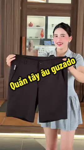 Quần tây âu guzado #kieugialinh #quantayau #quanshortnam #guzado 