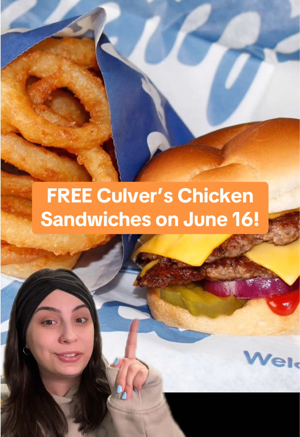 FREE chicken sandwiches at Culver’s on June 16! To celebrate the launch of their new chicken sandwiches, Culver’s is giving the first 100 guests to order a chicken sandwich, one for FREE! This deal is available at all locations, for dine-in, to go or drive thru orders. You get to pick the sandwich of your choice @Culver’s #greenscreen #fooddeals #cheapeats #freebies #culvers #fastfood 