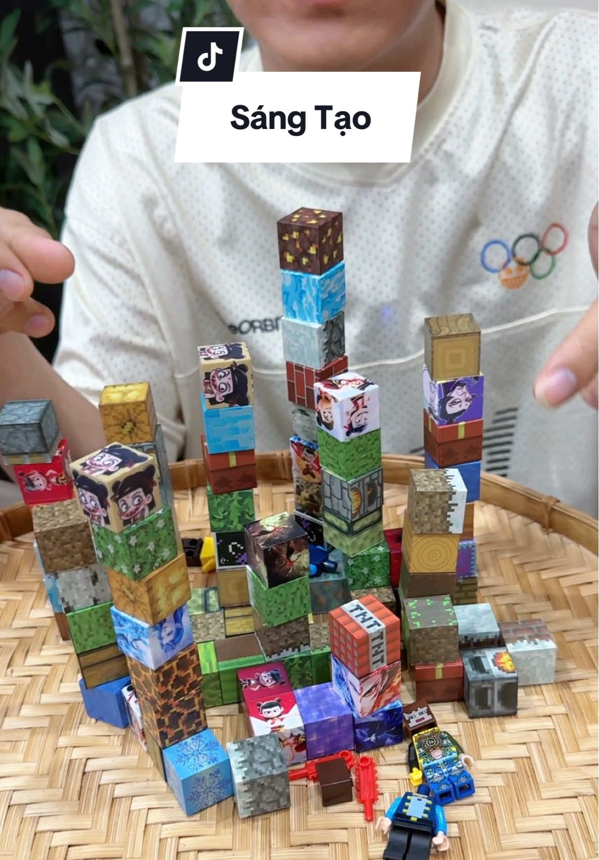 Khối xây dựng từ tính sáng tạo cho các bé #haohomhinh 