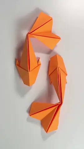 2 is better than 1 #origami #papercraft #koi #fish 