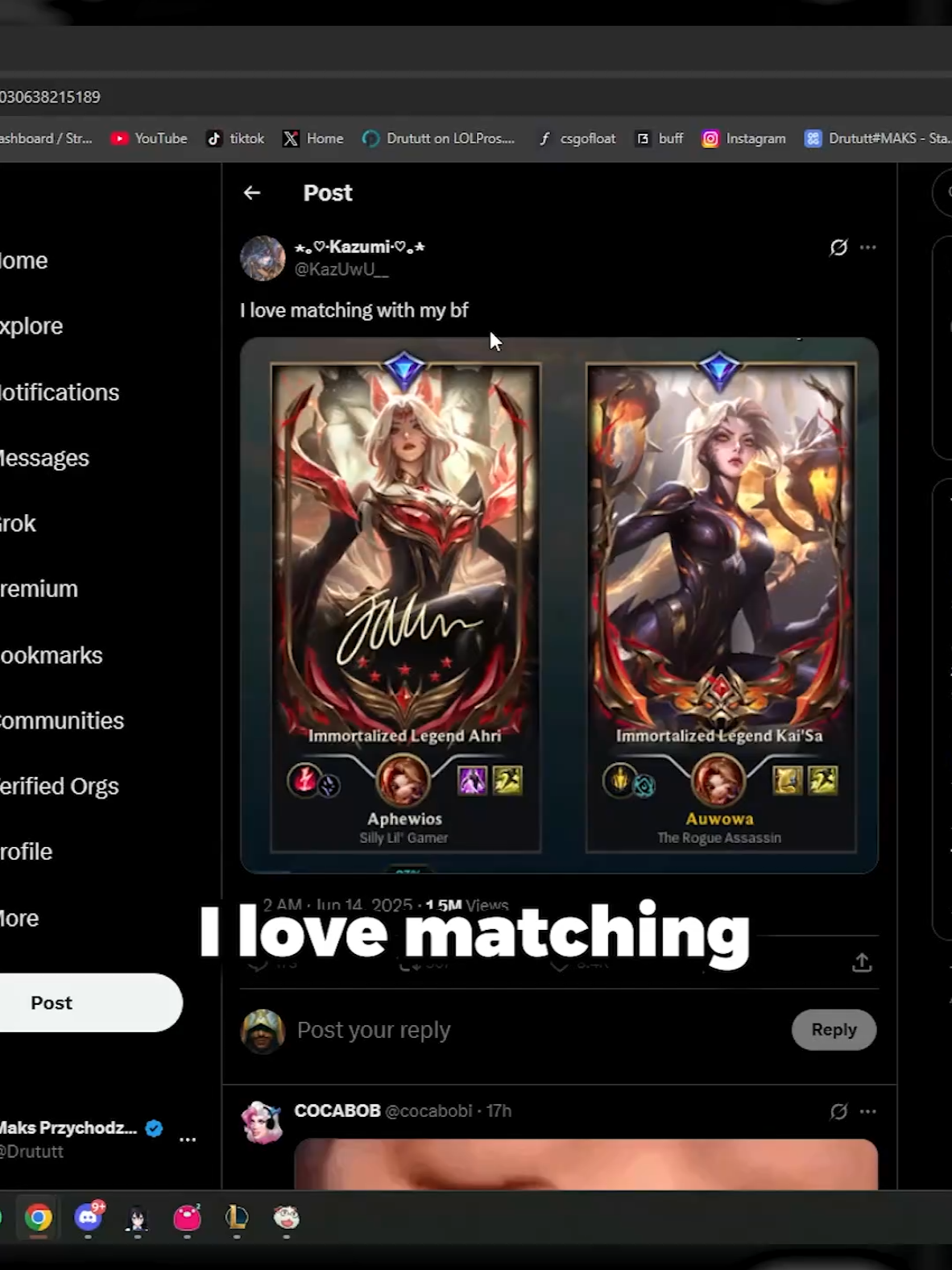 Most expensive duo EUW  (1000$) 🙀🤑 #fyp #leaguetiktok #leagueoflegends #leaguetok #drututt #leaguetikok