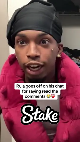 Rula goes off on his chat for saying read the comments 😭❤️‍🩹 #rulaempire #rula #fypシ゚viral #viral #trending #foryoupage #fyppppppppppppppppppppppp @RULA 