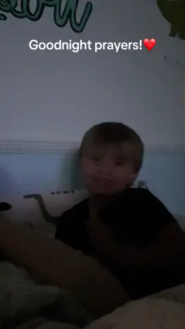 Good night prayers from a 3 year old!!  Love this boy!! #prayers #grandson #jesuslovesyou 