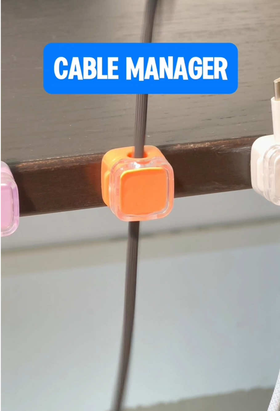 ✨ On sale & ships FREE? Let’s gooo!  #cableorganizer #cableclips #cordmanagement #desktopcableorganizer #cordorganizerholder #deskseclean #cableprotector #tiktokmademebuyit #LifeHack #fyp
