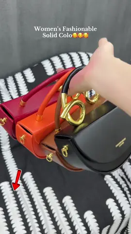 🥰🥰Women's Fashionable Solid Colo#bag #Bag #Handbags #handbags 