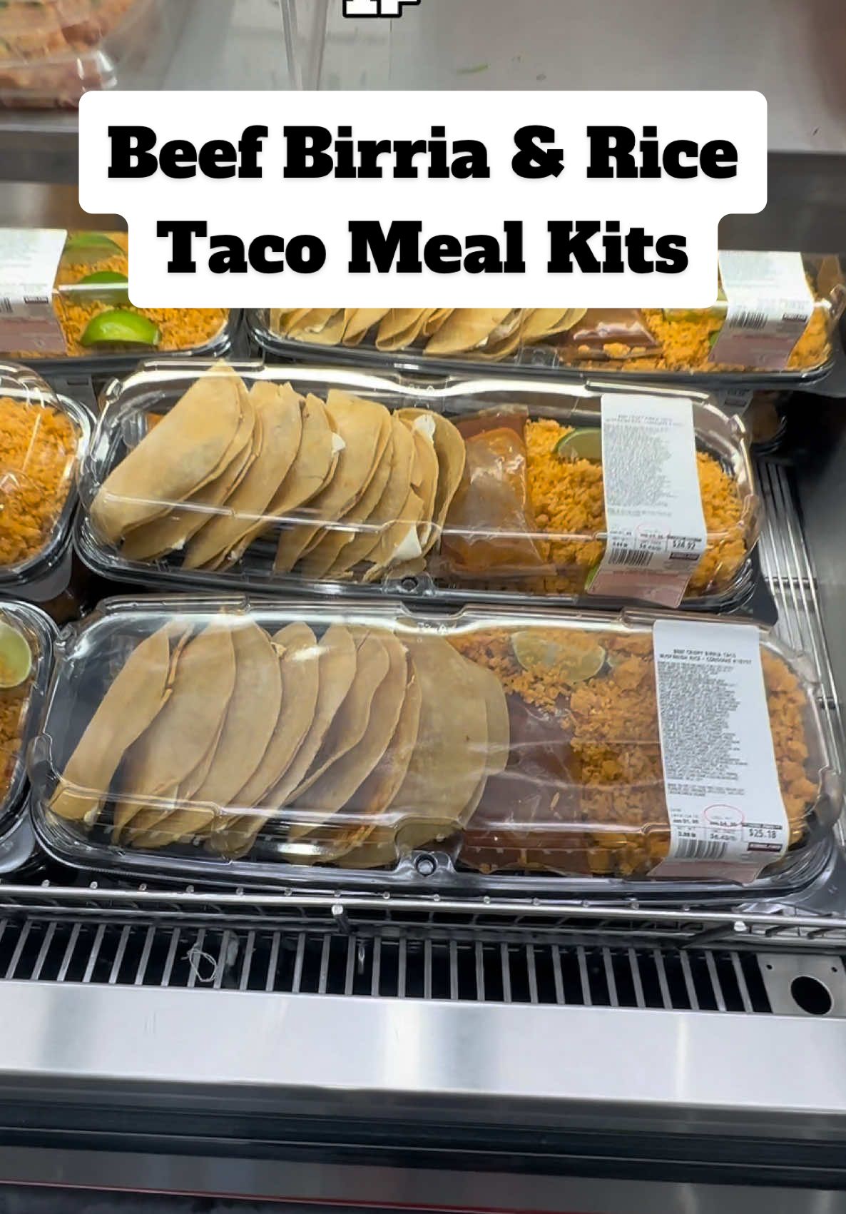 🌮 BEEF BIRRIA TACO MEAL KIT 😋 Your next must-try Costco meal prep just dropped — and it’s a cheesy, juicy dream come true! 🔥 • Includes 8 cheesy beef birria tacos 🧀🌮 • 2 BIG bags of slow-cooked birria 🥩 • Generous portion of Spanish rice 🍚 • Comes with sliced limes for that perfect zest 🍋 • Ready in 20–25 mins at 375°F ⏱️ • Feeds a crowd or makes amazing leftovers 🙌 💵 Available at Costco for $6.49/lb (Most kits ~$23–$26) 👉 FOLLOW for cozy meal prep wins from Costco! #CostcoFinds #CostcoHaul #BirriaTacos #CostcoDinner #MealPrep #TacoNight #CheesyTacos #CostcoMeals #FamilyDinner #QuickMeals #BirriaLovers #CostcoMustHaves #OvenMeals #EasyDinner #CostcoFood #CostcoWin #CostcoFaves #DinnerIdeas #WeeknightDinner #costcoseasonal 