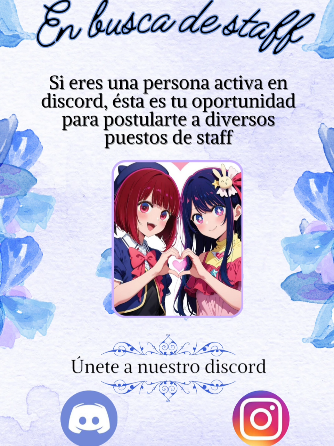⋆. 𐙚 ˚ Únete a nuestro servidor y anímate a postular por algún puesto de staff  ྀ ࿐ ˊˎ- #chicas #servidorfem #servidorfemenino #powergirls #discordserver ##GamerGirl#chicasgamer #fyp #fyppppppppppppppppppppppp 