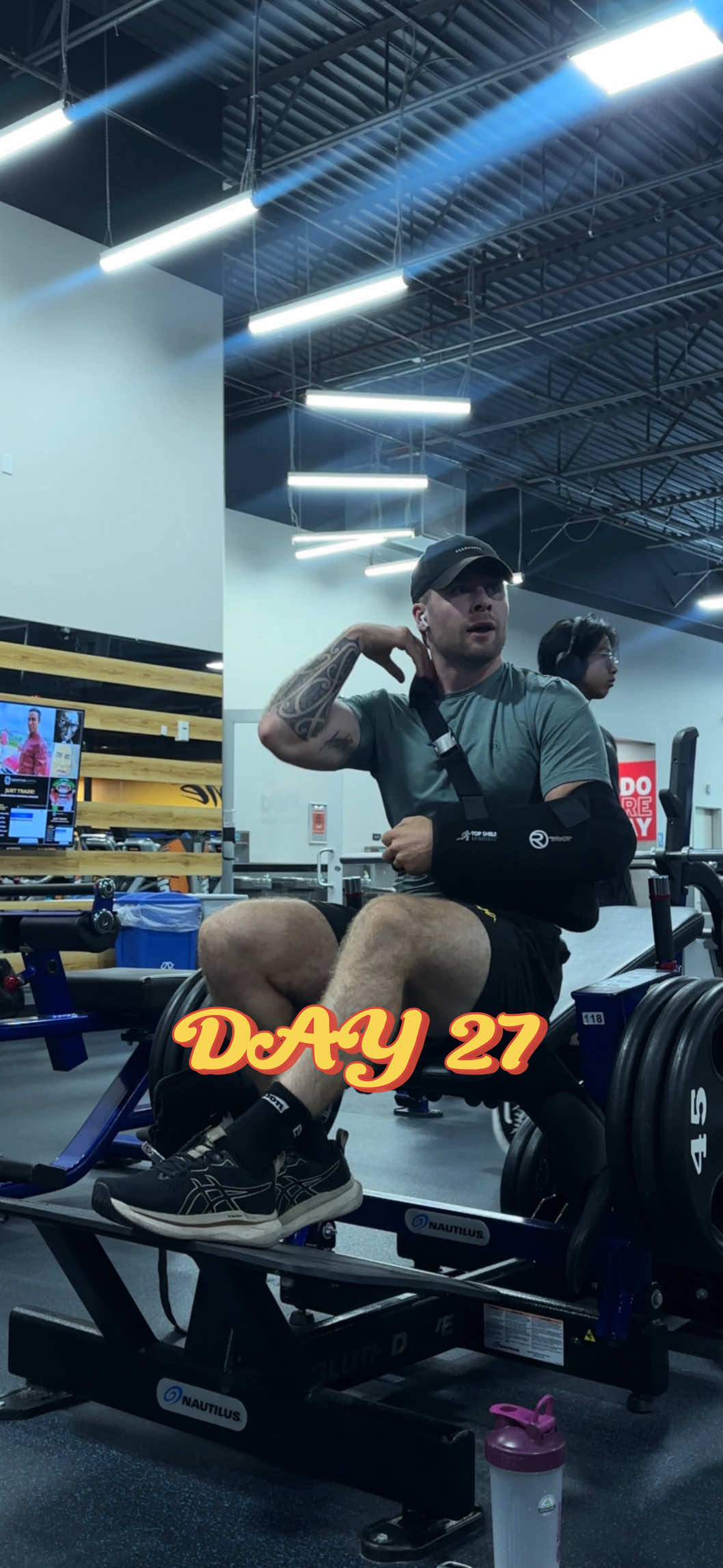 DAY 2️⃣7️⃣  How good is turnstile 📈 Lower body Leg day! Only need 3 movements can’t do many movements at all 🫡 Sets of 4 to fail or one rep reserve 🦍 #FitnessMotivation #StrengthTraining #AthleteLife #FitLife #TrainHard #GymGrind #NoDaysOff #MuscleGrowth #StrengthCoach #FitnessTransformation #PhysiqueGoals #BodyRecomp #MuscleUp #ShreddedLife #HypertrophyTraining #MassBuilding #BuildTheBody #FitnessAesthetics #NaturalBodybuilding #BiggerStrongerFaster #MentalToughness #DisciplineEqualsFreedom #RecoveryIsTraining #BuiltNotBorn