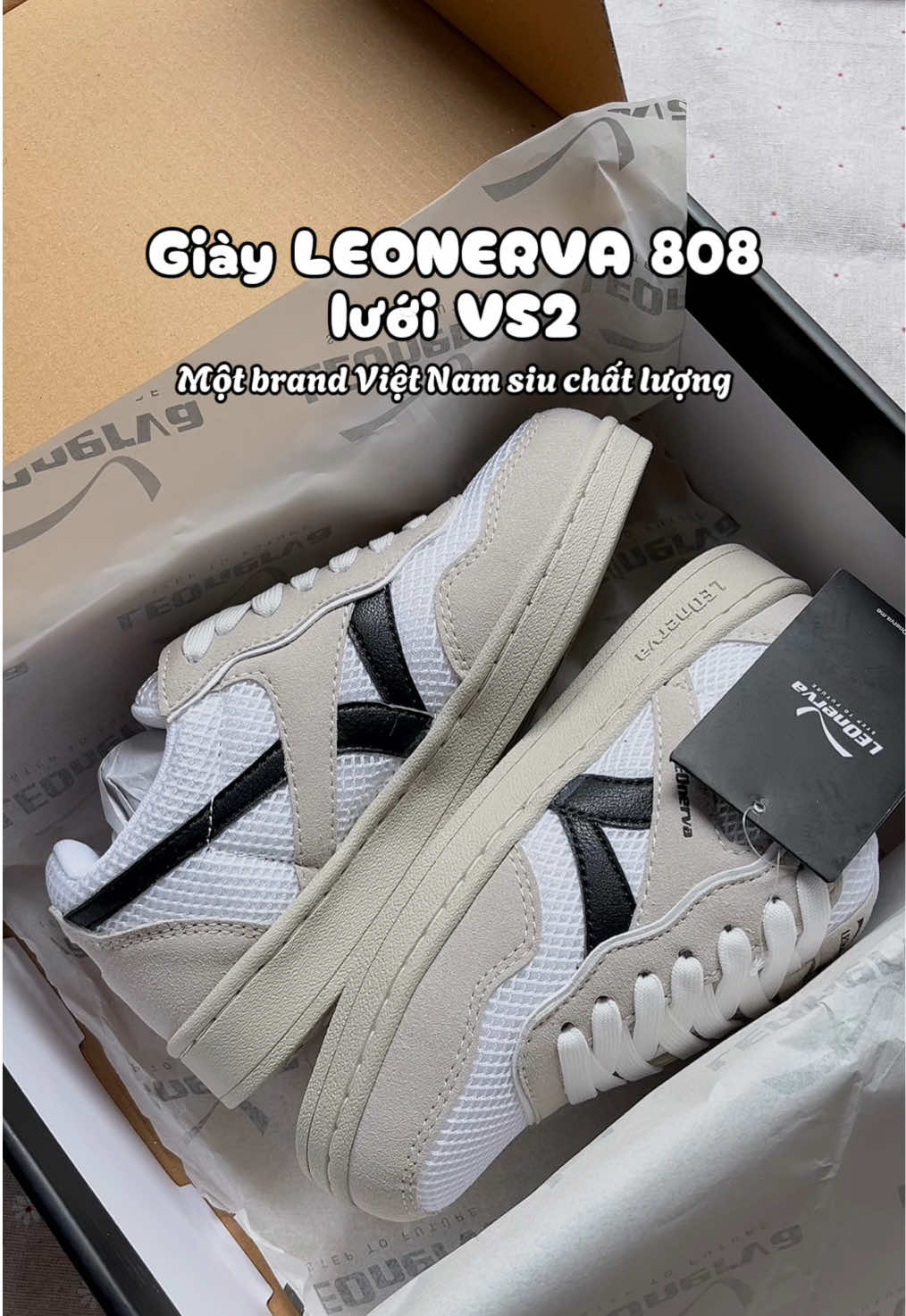 Giày xinh nhà #LEONERVA, basic dễ mang, dễ phối đồ ✨ #sneakers #giaydep #giay #giaythethao #giaythethaonam #giaythethaonu #macdepmoingay #localbrand 