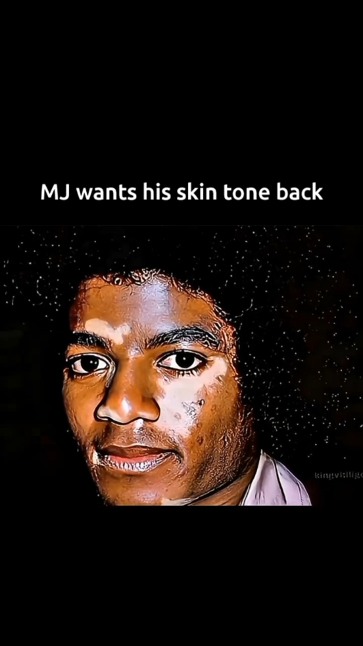 Michael Jackson wants his skin tone back 🌚 #michaeljackson #mj #black #skincare #toner 