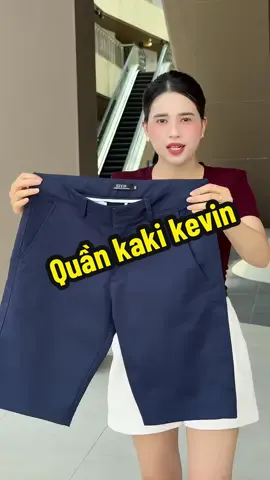 Quần kaki kevin 135k #kieugialinh #quanshortnam #quankaki 