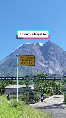 Jalan menuju bukit klangon udah dapet suguhan view gunung merapi🤩 #fyp #jogja24jam #merapi #klangonmerapi 