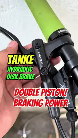 Double Piston Save lives! It is a must have this Hydraulic Disk Brake by TANKE! #fyp #gpshop #tiktokaffiliate #tankehydraulicbrake #bike #hydrualic 
