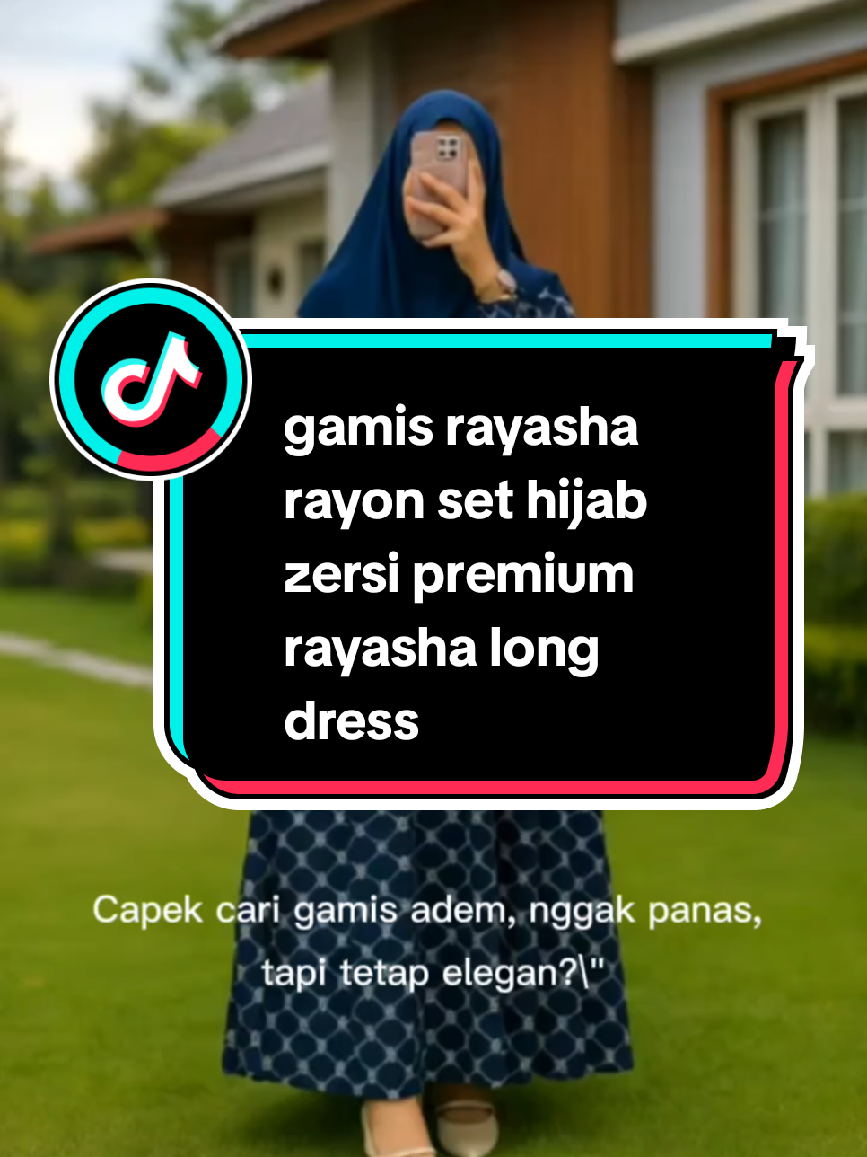 gamis rayasha rayon set hijab zersi premium rayasha long dress inpirasi lebaran#daster #dress #muslimah #wnita 