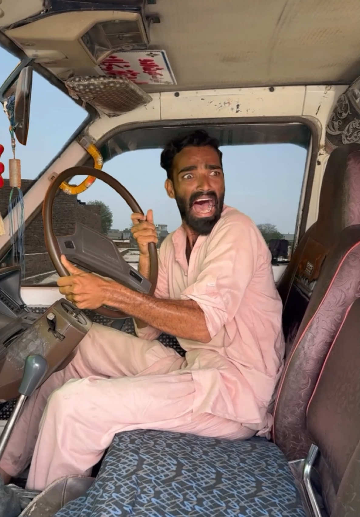 Steering Nikal Gia😱Wait 4 End😂 part 1 #crazytv #ukcomedy #uktiktokvideo #usauk 