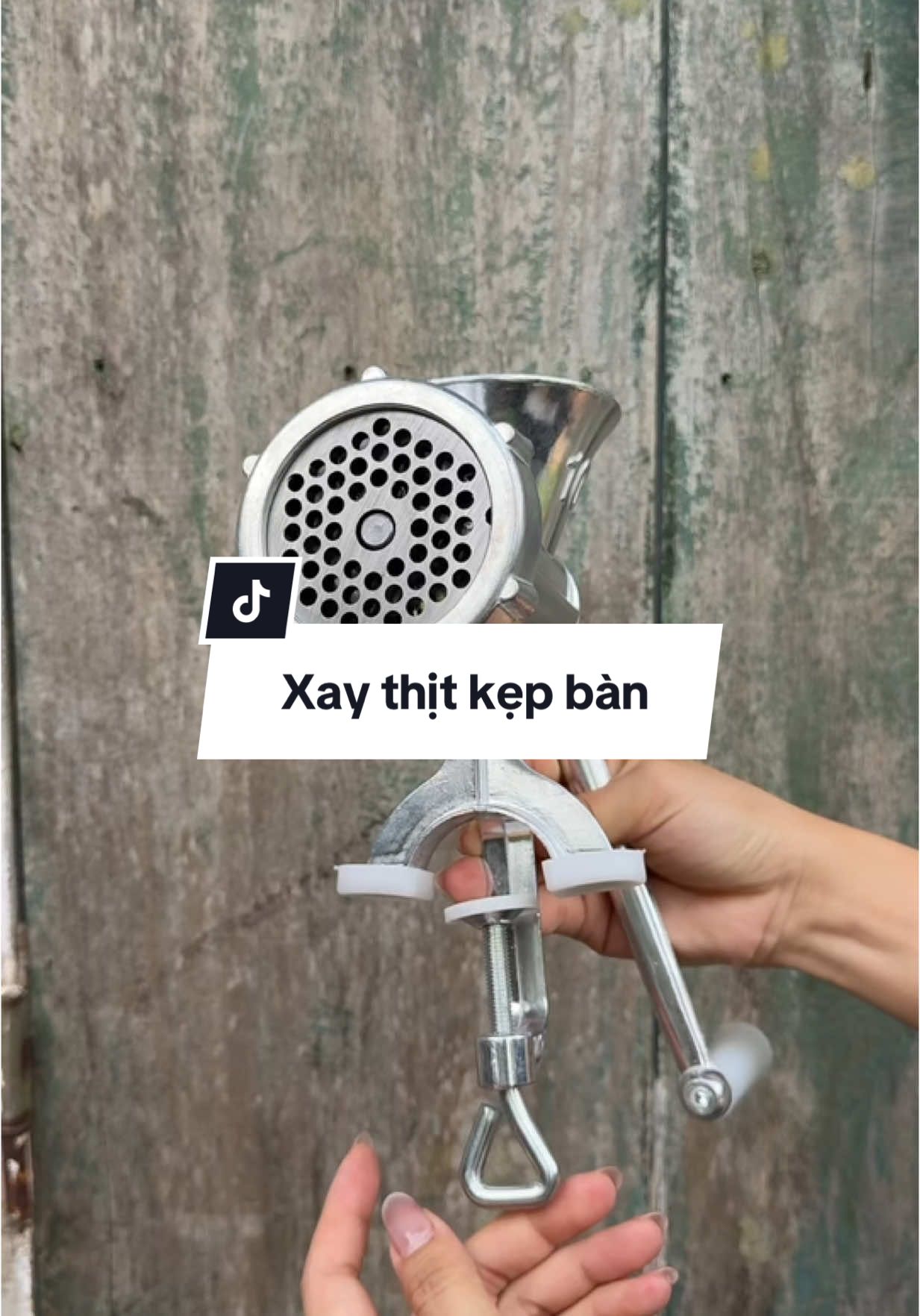Máy xay thịt bằng tay kẹp bàn tiện dụng #xaythit #mayxaythit #mayxaythitdanang #xaythittainha 