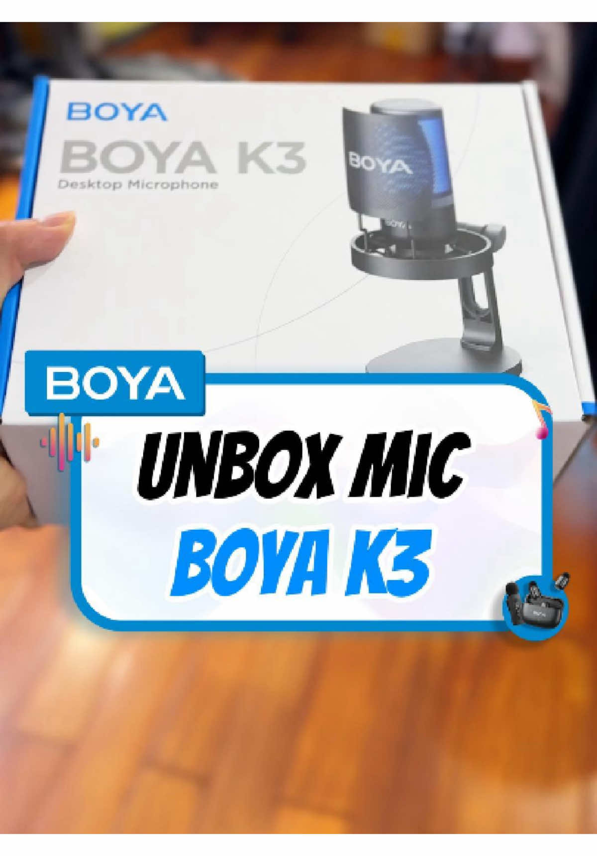 Unboxing Boya K3 #boya #boyaaudiovietnam #boyak3 