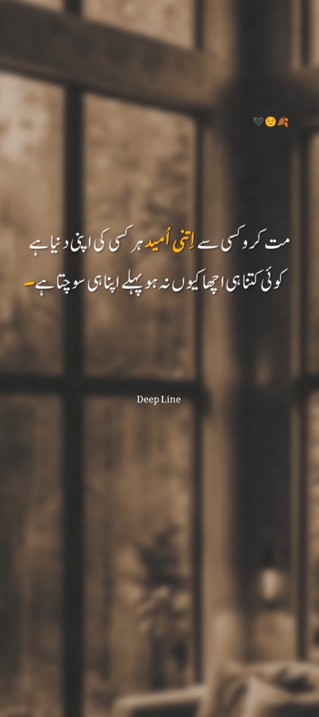 Mat karo kisi se itni umed har kisi ki apni duneya he kohi kitna hi acha kyoun na ho pehle apna hi sochta he...💯🥺#fyp #tiktok #viralvideos #foryoupageofficiall  #foryou #trendingvideo #foryoupage #urdupoetry #shayeri 