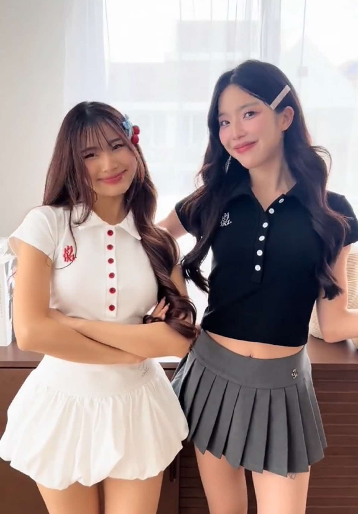 ชั้นสวย เธอก็สวย✨ ใส่โปโลJARINYAสีไหนก็สวย❤️ #jarinyaofficial #OOTD #เสื้อโปโล #เสื้อผ้าผู้หญิง 