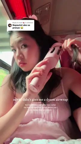 Replying to @xyne 🍉 brought this with me in my korea trip and it's the best thing ever 😭 #tymoportablecurler #tymohaircurler #travel #travelessential #automaticcurler 