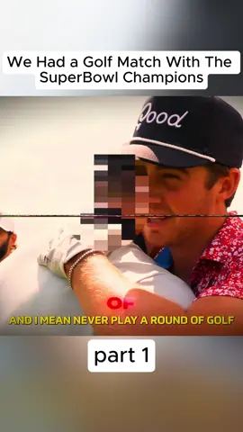 We Had a Golf Match With The SuperBowl Champions