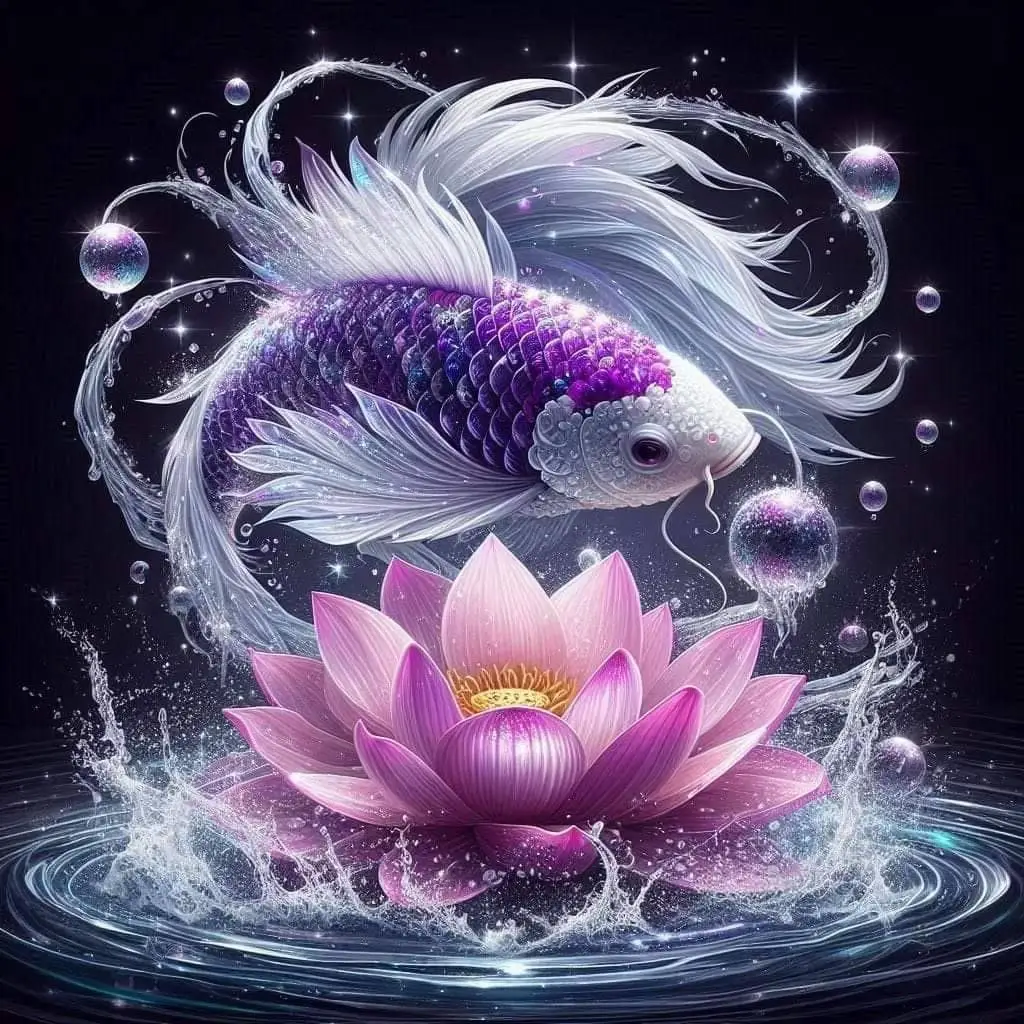 hôm nay mình đã đọc được 1 câu ý nghĩa về cá chép Hoa sen ntn