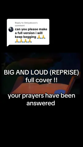 Replying to @0miyakooo I HOPE YALL LIKE IT LOL I DID IT IN LIKE AN HOUR RIGHT AFTER WORK #bigandloud #catsdontdance #cover #singing #music #bigandloudcover 