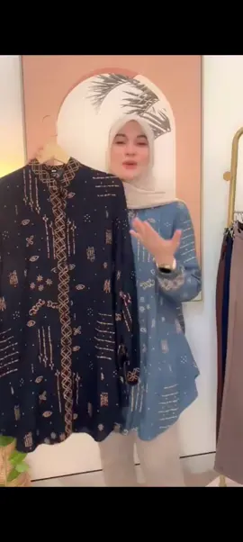 ATASAN JAMEELA MOTIF MEGA MENDUNG, BAHAN RAYON PRRMIUM MODEL OVERSIZE. Baju tunik muslimah cantik #tunikkekinian #tunikkemeja #belilokal #fyp 