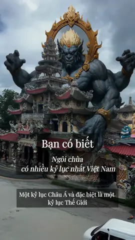 #Buddhismfacts ✍🏻 Bạn có biết… Chùa Linh Phước, hay còn được gọi là Chùa Ve Chai, chính là ngôi chùa giữ nhiều kỷ lục nhất Việt Nam, với tổng cộng 18 kỷ lục, bao gồm 16 kỷ lục Quốc Gia, 1 kỷ lục Châu Á, và đặc biệt là 1 kỷ lục Thế giới 🏆 #phatphap #phatphapnhiemmau  #dichuachua #dalat 