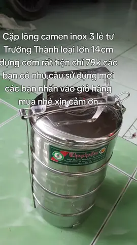 #Hashtag Cặp lòng Camen inox 304 Trường Thành loại lớn chỉ 79k 