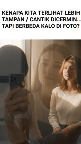 Kenapa muka kita keliatan beda banget di cermin dan di kamera selfie? Karena cermin nunjukin versi “mirror” alias kebalikan dari wajah lo.   Lo udah terbiasa liat versi itu, jadi otak lo nganggep itu wajah normal lo. Sementara kamera selfie nunjukin versi asli lo — kayak orang lain ngeliat lo.   Tapi... kamera juga datar, lighting-nya kadang jelek, dan sudutnya ngerusak proporsi. Jadi apakah itu wajah asli lo?   Secara teknis: IYA.   Tapi jelek? Nggak juga. 📸 Kamera cuma nangkep detik beku, gak nangkep senyum, gestur, suara, atau energi lo. Orang lain liat lo versi lengkap — dan itu jauh lebih menarik dari satu jepretan doang. ➡️ Jadi bukan lo yang jelek.   Cuma lo belum terbiasa ngeliat diri lo dari sudut pandang dunia. #Kenapa #Psikologi #iF4 #CerminVsKamera #JJedukatif #SelfImage #MentalTrick #CapCut 