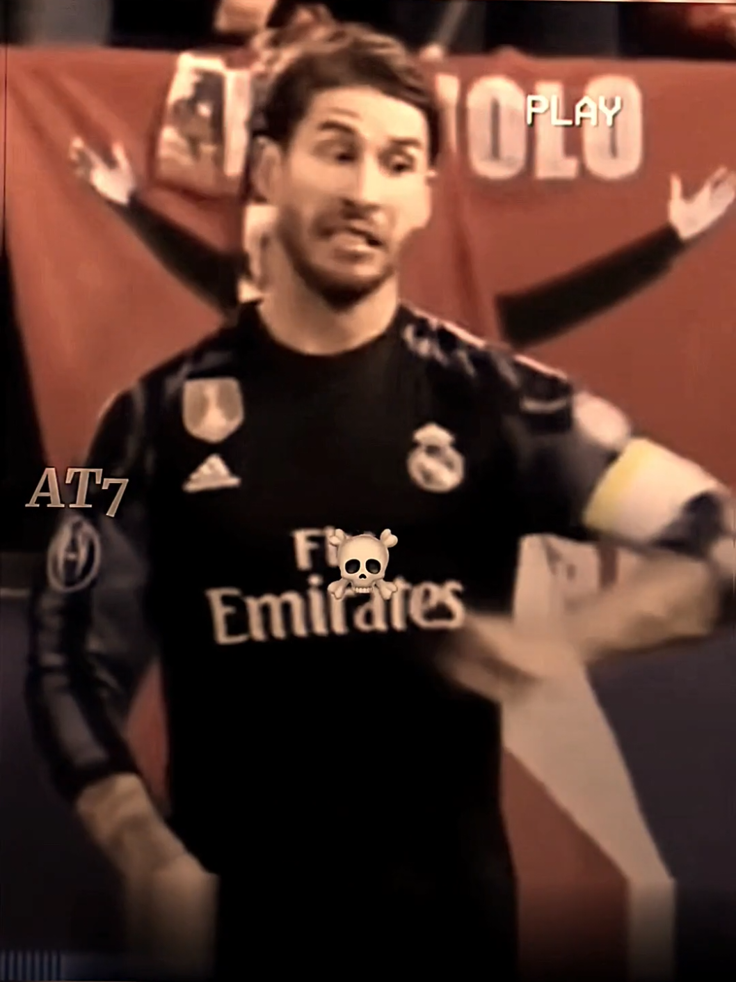Ramos: sikut aja do ntar klo dia ngelawan biar gua yg urus☠️ #cristianoronaldo #sergioramos #realmadrid #vs #torres #atm #fyp #foryoupage #xyzbca #footballedit 