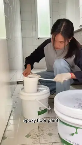 Non-toxic and odorless epoxy color sand floor paint #factory #floor #Epoxy #renovation 