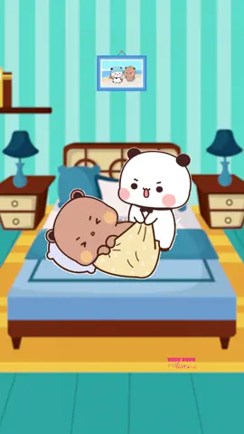 Dudu! Mau thức dậy đi! 😝 Dudu, wake up! #bubududu #bubududulove #cute #funny 